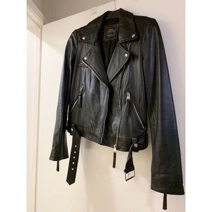 Zara leather jacket